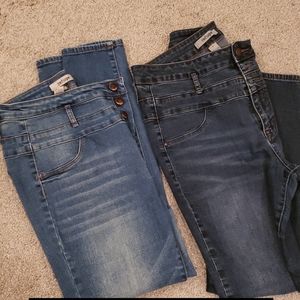 Light and/or Dark blue jeans